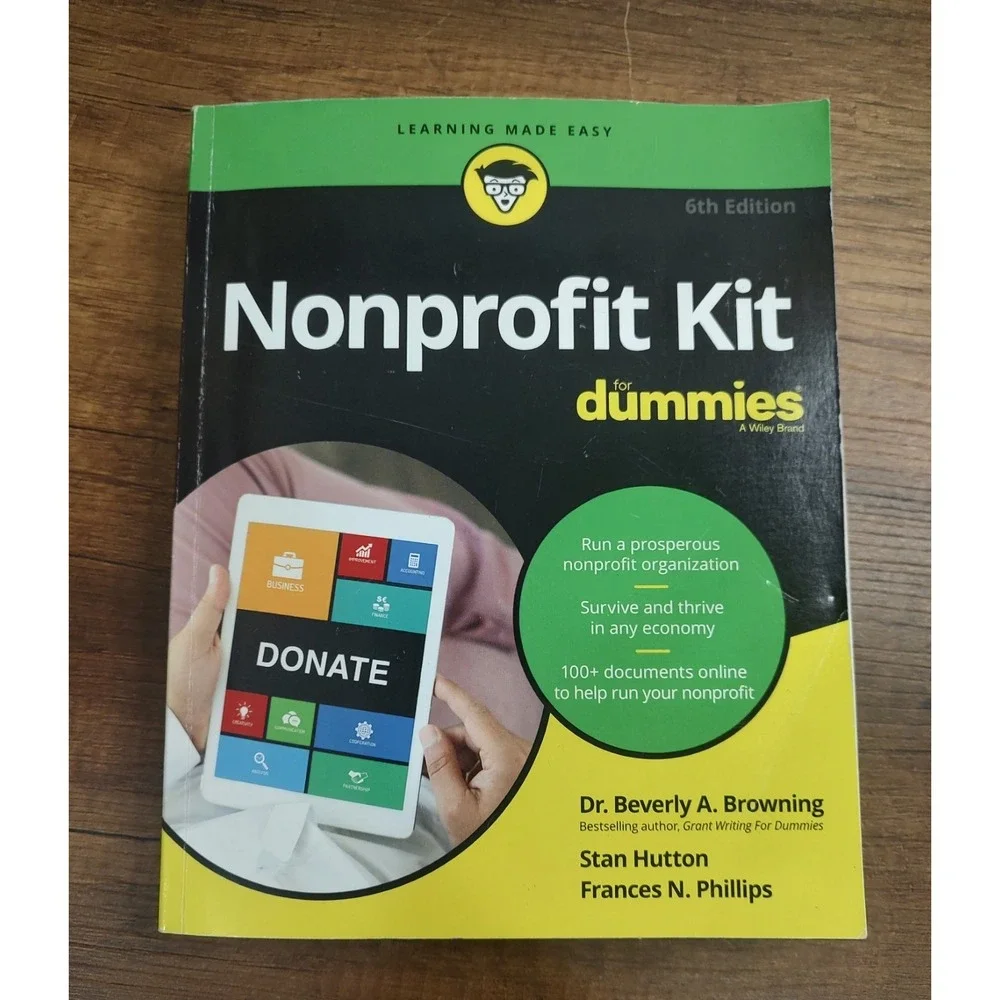 Nonprofit Kit For Dummies 6th Edition Paperback Wiley 2022 M148